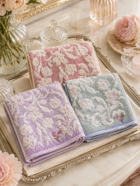 Laura Ashley Other - Laura Ashley Japan Floral Mini Towels Washcloths Set of 3 New With Tags